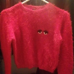 DHMIS x LO red guy sweater